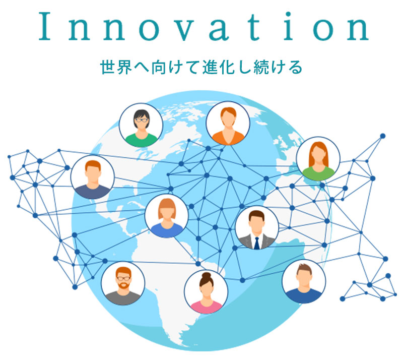 Innovation 世界へ向けて進化し続ける